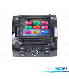 Radio GPS pantalla para Peugeot 407 Android