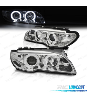 FAROS DELANTEROS OJOS DE ANGEL CCFL PARA BMW SERIE 3 E46 / BERLINA