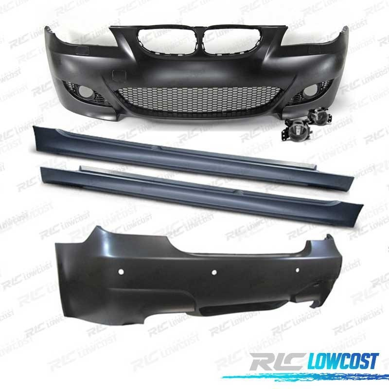 KIT CARROCERIA DEPORTIVO LOOK M5 PARA BMW E60 03-07 CON PDC Y LAVAFAROS