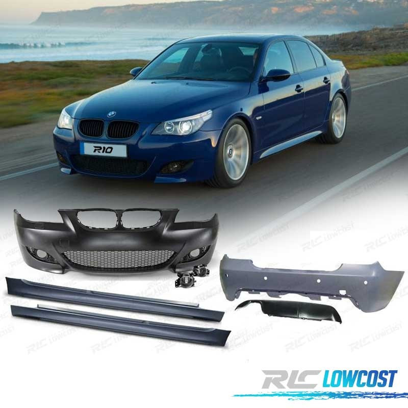 KIT CARROCERIA DEPORTIVO LOOK M5 PARA BMW E60 03-07 CON PDC Y LAVAFAROS