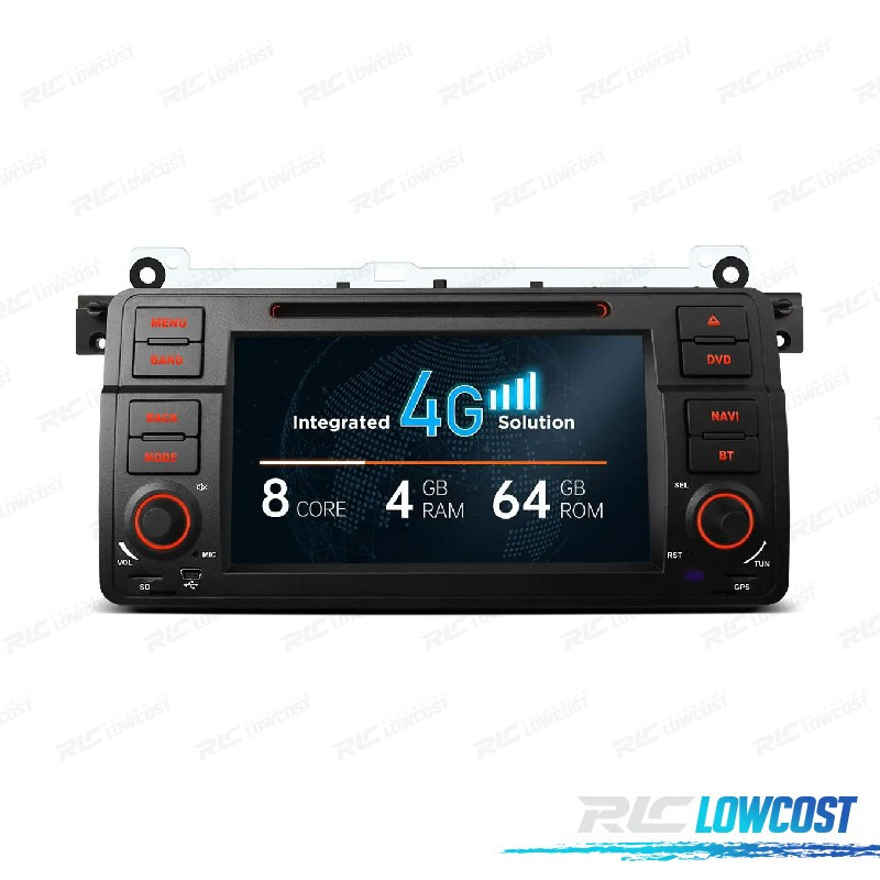 Radio de coche para bmw e46, android, gps, navi, grabadora de