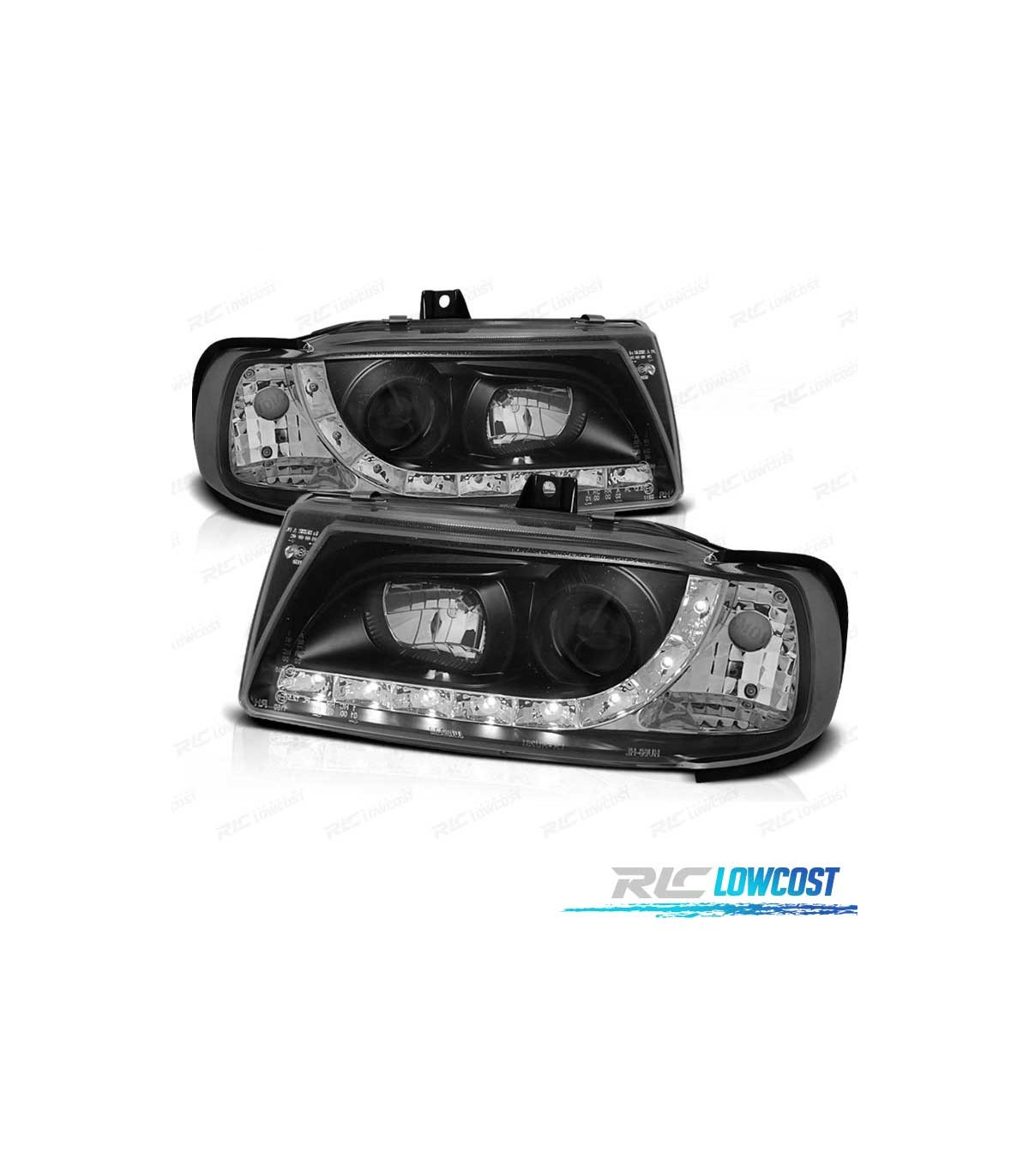 FAROS CON LUZ DIURNA LED PARA SEAT IBIZA Y CORDOBA 6L (02-0