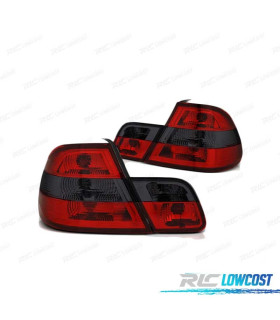 Juego De Faros Delanteros Bmw E46 04.99-08.01 Coupe Cabrio Ojos De Angel  Negro